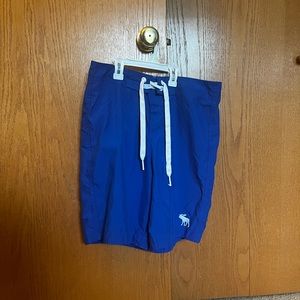 Medium mens blue Abercrombie and fitch shorts